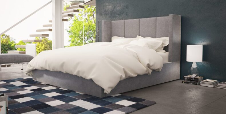 Luksus i komfort - łóżko tapicerowane na wymiar